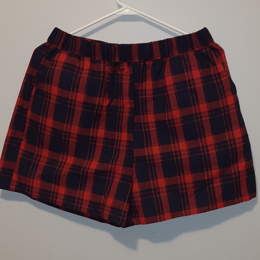 Plaid shorts